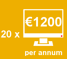 Computer monitor waste 1200 euro