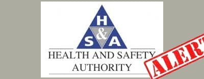 Maintenance safety alerts