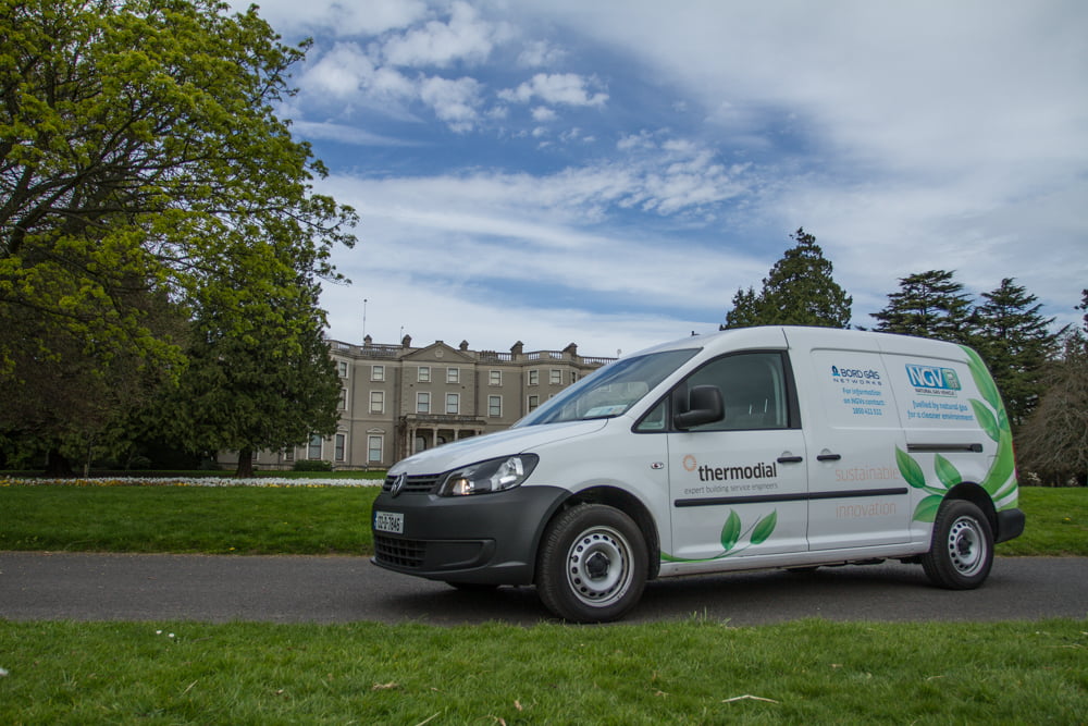 Compressed natural gas van shows real saving