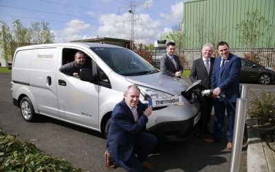 Electric van displays Thermodial’s environmental credentials