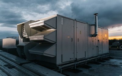 Thermodial air handling unit (AHU) and flue
